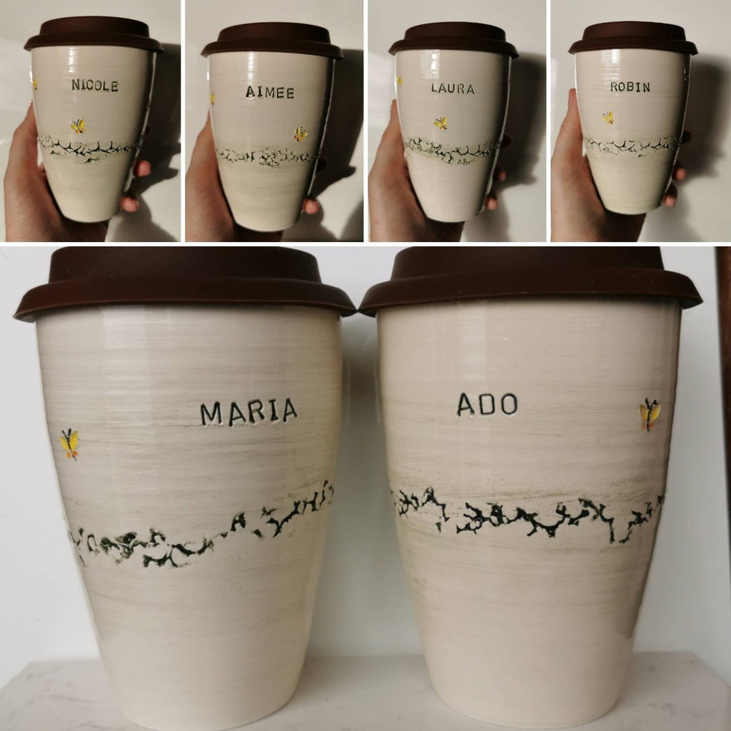Butterfly Forest Travel Cup