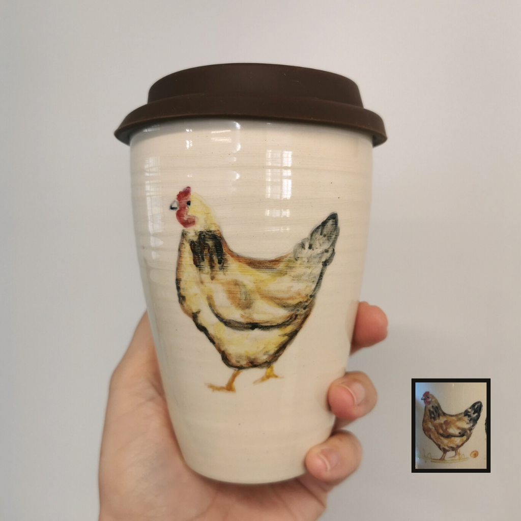 Hand Painted Pet Portrait Cup