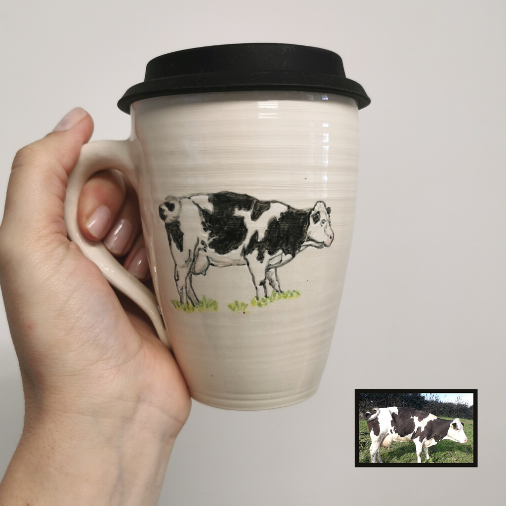 Hand Painted Pet Portrait Cup