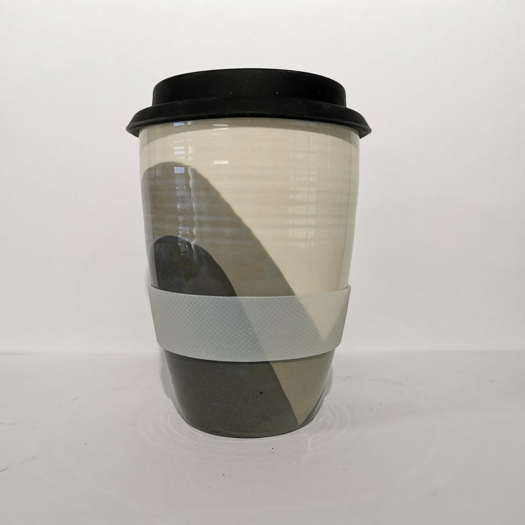 Poured Grey Shades Travel Cup